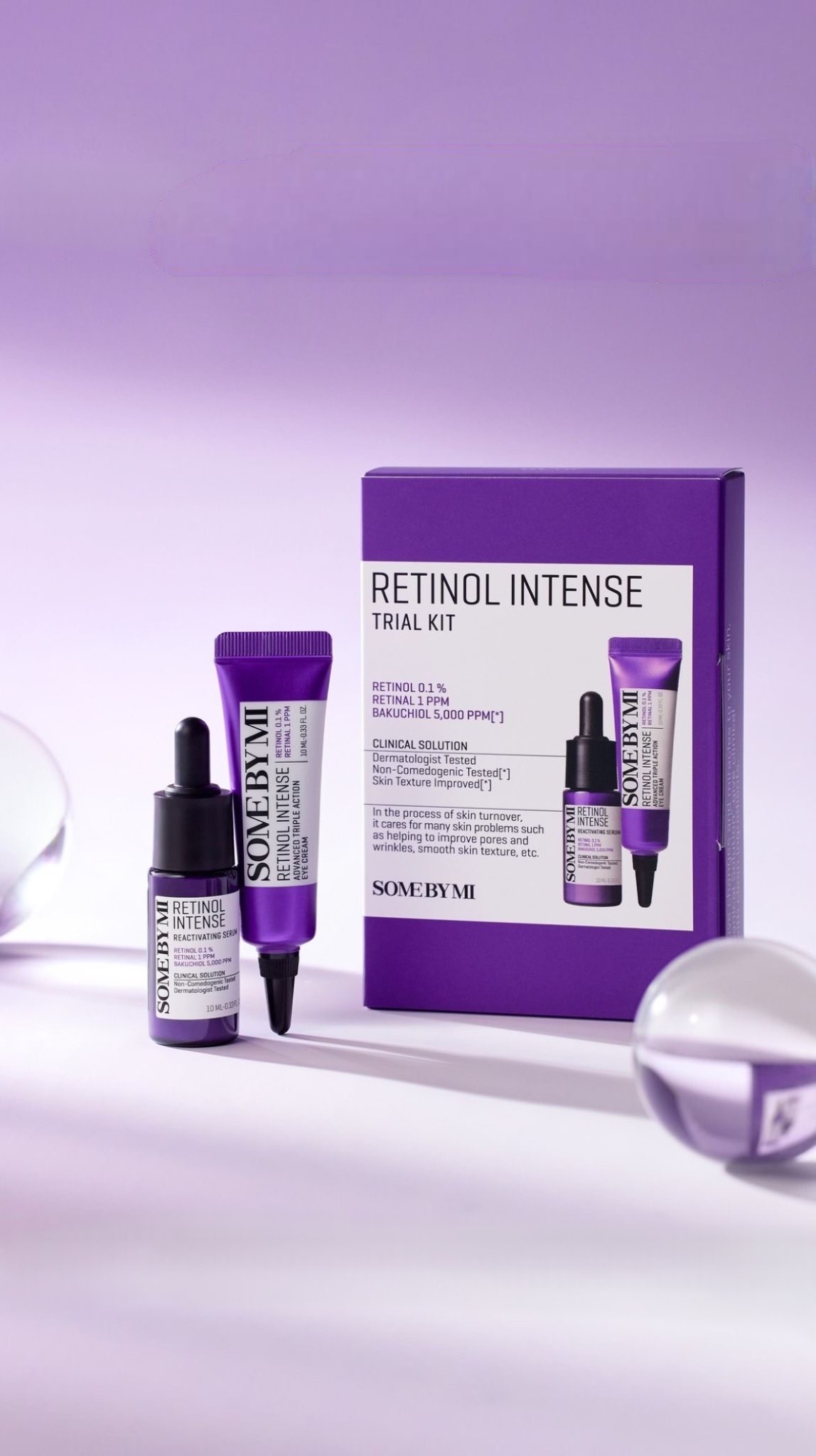 کیت مینی رتینول و کرم دور چشم سام بای می