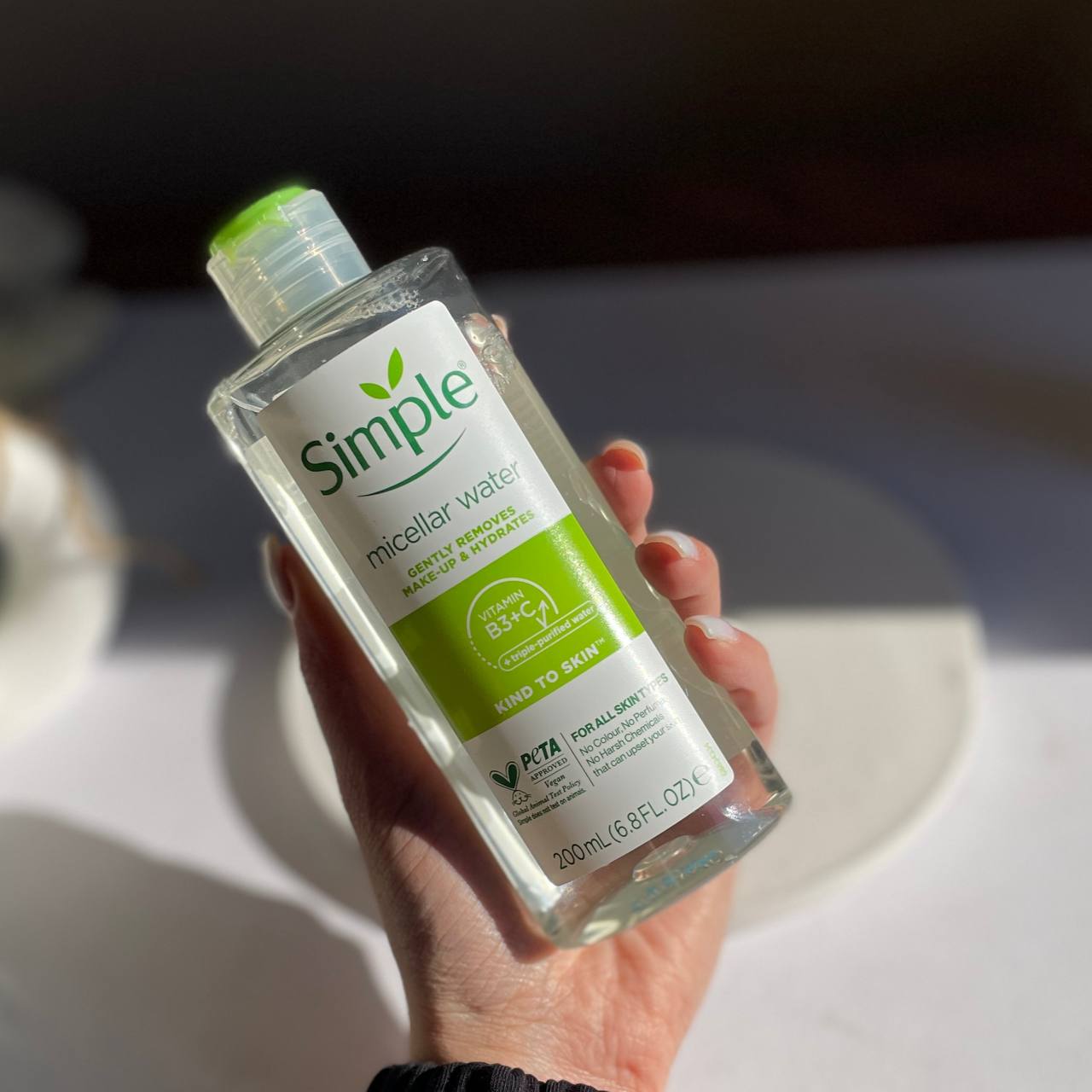 میسلار واتر مناسب انواع پوست حجم 200 میل سیمپل